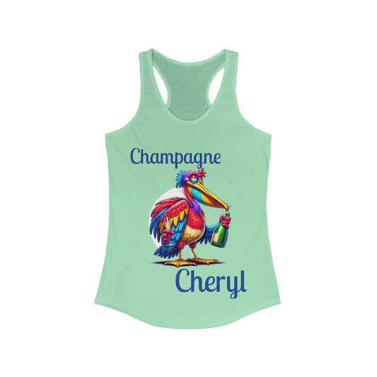 Champagne Cheryl Women's Racerback Tank