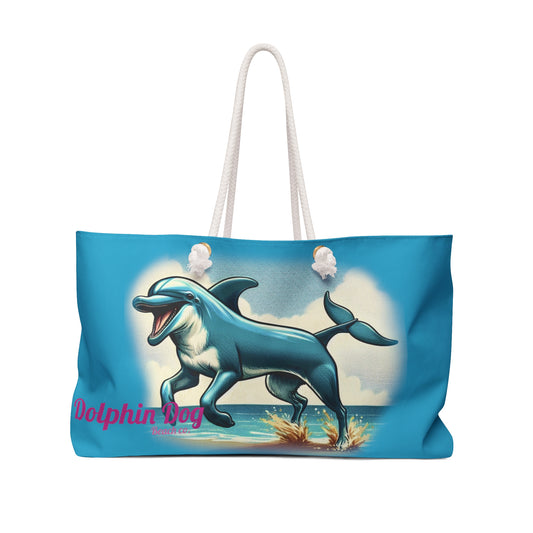 Dolphin Dog beach Weekender Bag